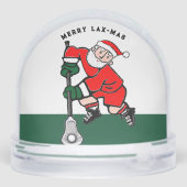Lacrosse Holiday Gift Snow Globe Schneekugeln (Rückseite)