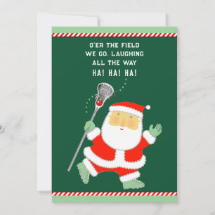 Lacrosse Holiday Weihnachtskarten Feiertagskarte