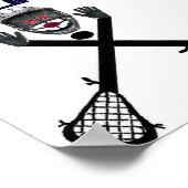 Lacrosse is Life Poster (Ecke)