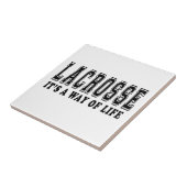 Lacrosse ist es Lebensart Fliese (Seite)