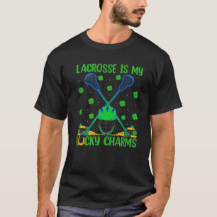 Lacrosse ist mein Glück Lacrosse St. Patrick's T-Shirt