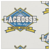 Lacrosse ist mein Leben Stoff (Nahaufnahme)