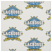 Lacrosse ist mein Leben Stoff (Muster)