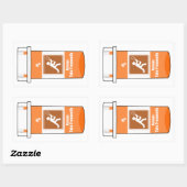 Lacrosse ist mein Medikament Rechteckiger Aufkleber (Blatt)