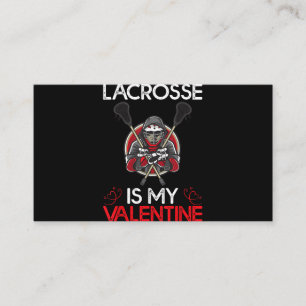 Lacrosse ist mein Valentinstag Lacrosse Valentinst Begleitkarte