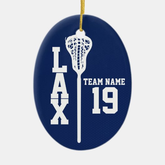 Lacrosse Jersey mit Foto Dark Blue Keramikornament (Vorne)