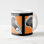 Lacrosse Jumbo-Tasse (Vorderseite Rechts)