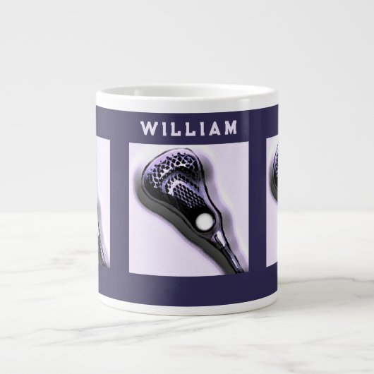 Lacrosse Jumbo-Tasse (Vorderseite)