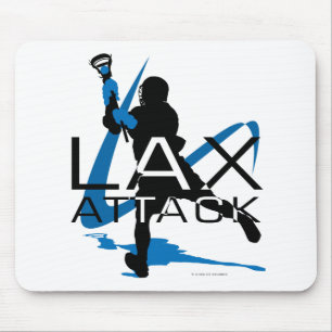 Lacrosse-Jungen-LOCKERES Angriffs-Blau Mousepad