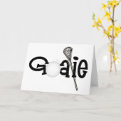 Lacrosse Karte (Gelbe Blume)