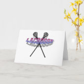 LACROSSE KARTE (Gelbe Blume)