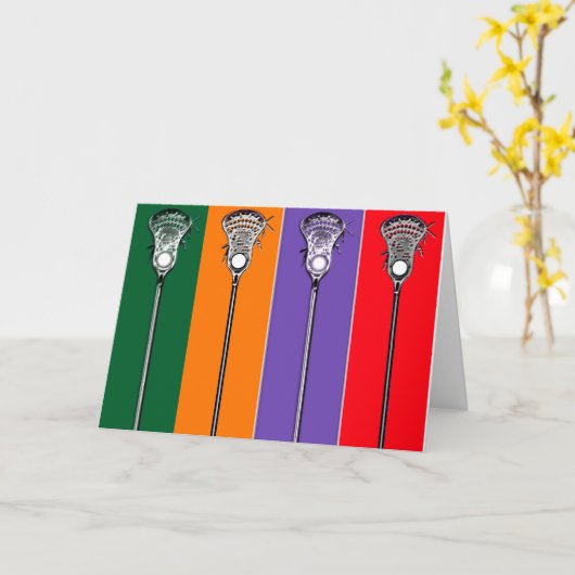 Lacrosse Karte (Gelbe Blume)