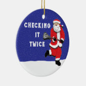 Lacrosse Keramik Ornament (Rechts)