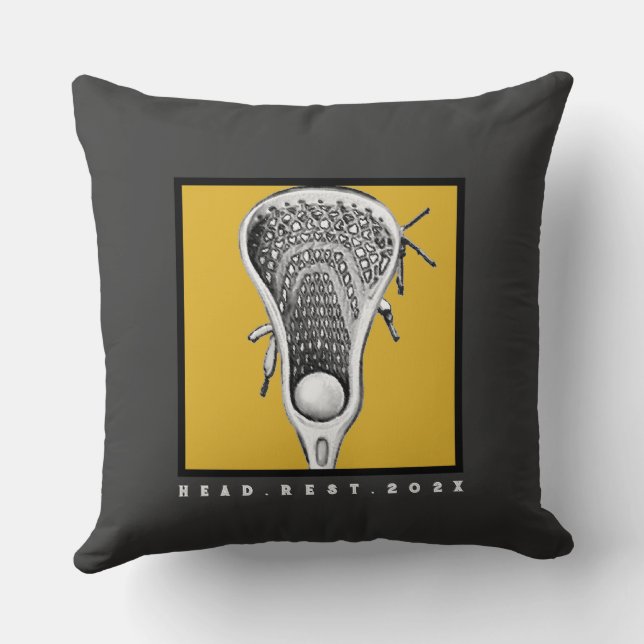 Lacrosse Kissen (Rückseite)