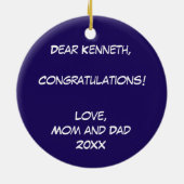 Lacrosse-Klasse 2013 Keramikornament (Hinten)