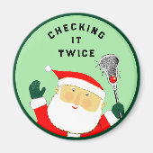 Lacrosse Kleine Geschenk Magnet (Vorne)