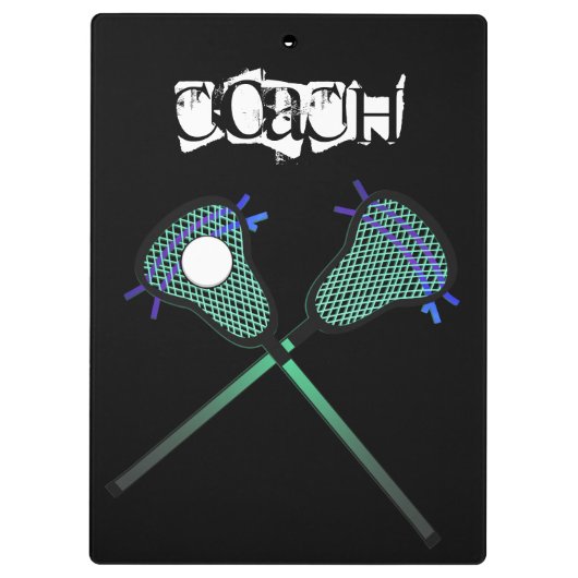 Lacrosse-Klemmbrett Klemmbrett (Rückseite)