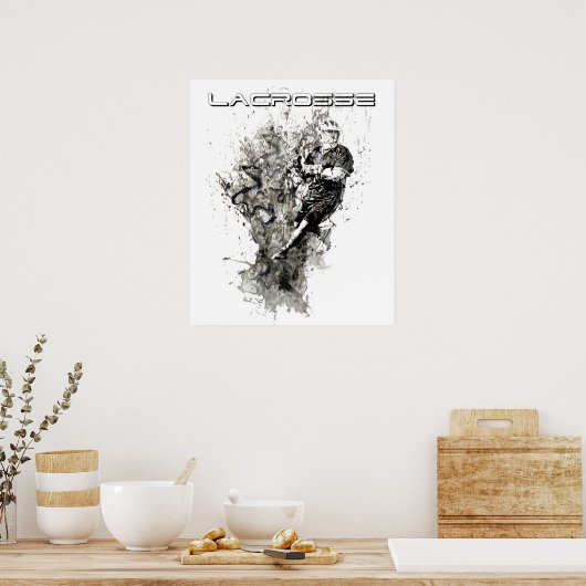 Lacrosse Krank Poster (Küche)