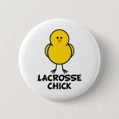 Lacrosse-Küken Button (Vorderseite)