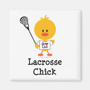 Lacrosse-Küken-Magnet Magnet