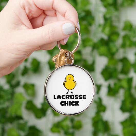 Lacrosse-Küken Schlüsselanhänger (Hand)