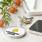 Lacrosse-Küken Schlüsselanhänger (Seite)