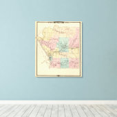 Lacrosse Landkreis, Wisconsin Leinwanddruck (Insitu (Holzboden))