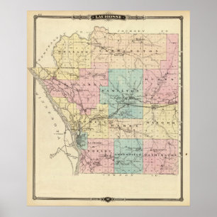 Lacrosse Landkreis, Wisconsin Poster