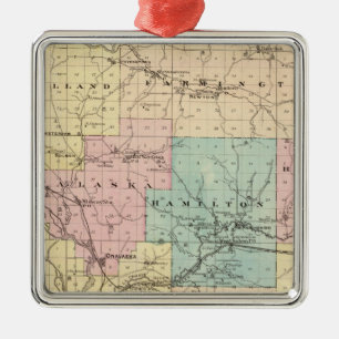 Lacrosse-Landkreis, Wisconsin Silbernes Ornament
