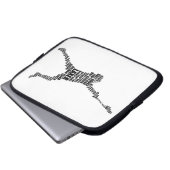 Lacrosse Laptop Sleeve (Vorne Knopf)