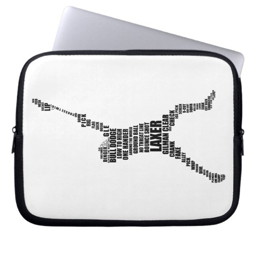 Lacrosse Laptop Sleeve (Vorderseite)