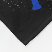 Lacrosse Lax American Flag 1 Fleecedecke (Ecke)