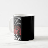Lacrosse LAX American Flag Kaffeetasse (Vorderseite Links)