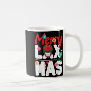 Lacrosse Lax Christmas Merry Lax-mas Kaffeetasse
