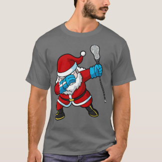 Lacrosse Lax Dabbing Weihnachten T-Shirt