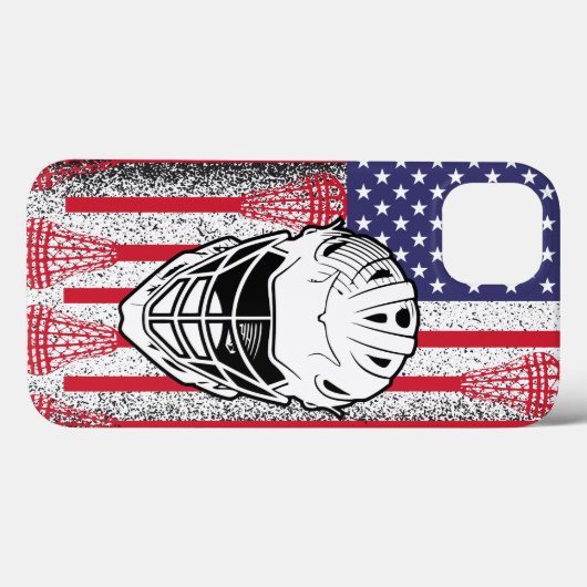 Lacrosse lax flagboys und girls player Case-Mate iPhone hülle (Rückseite (Horizontal))