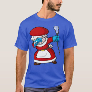 Lacrosse LAX Frau Claus Christmas T-Shirt
