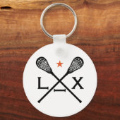Lacrosse Lax Schlüsselanhänger (Vorderseite)