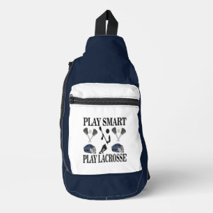 Lacrosse Lax Spieler Trainer Teamsportarten Crossbody Bag