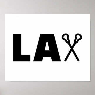 Lacrosse Lax Sticks Poster