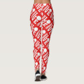 Lacrosse-Liebe Leggings (Rückseite)