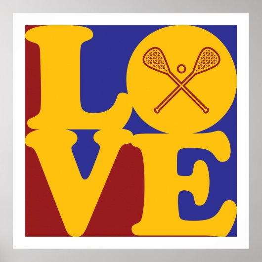 Lacrosse-Liebe Poster (Vorne)