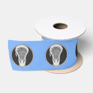 Lacrosse Light Blue Satin Ribbon Satinband