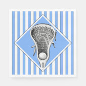 Lacrosse Light Blue Serviette (Vorderseite)