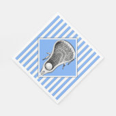 Lacrosse Light Blue Serviette (Ecke)