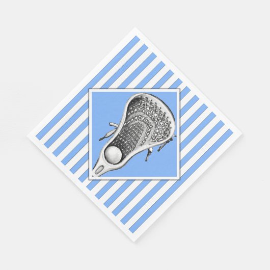 Lacrosse Light Blue Serviette (Ecke)