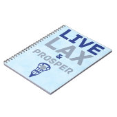 Lacrosse Live LAX und Prosper Notizblock (Linke Seite)