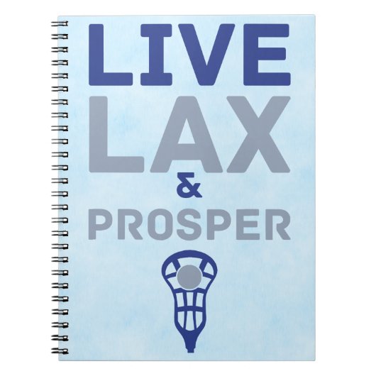 Lacrosse Live LAX und Prosper Notizblock (Vorderseite)