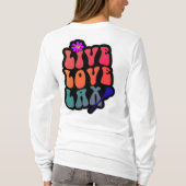 LACROSSE / live, Liebe, lax T-Shirt (Rückseite)
