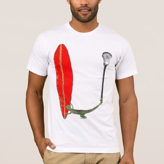 Lacrosse Lizard T-Shirt (Vorderseite)
